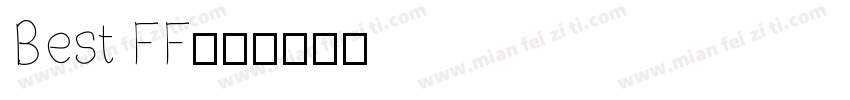 Best FF字体转换